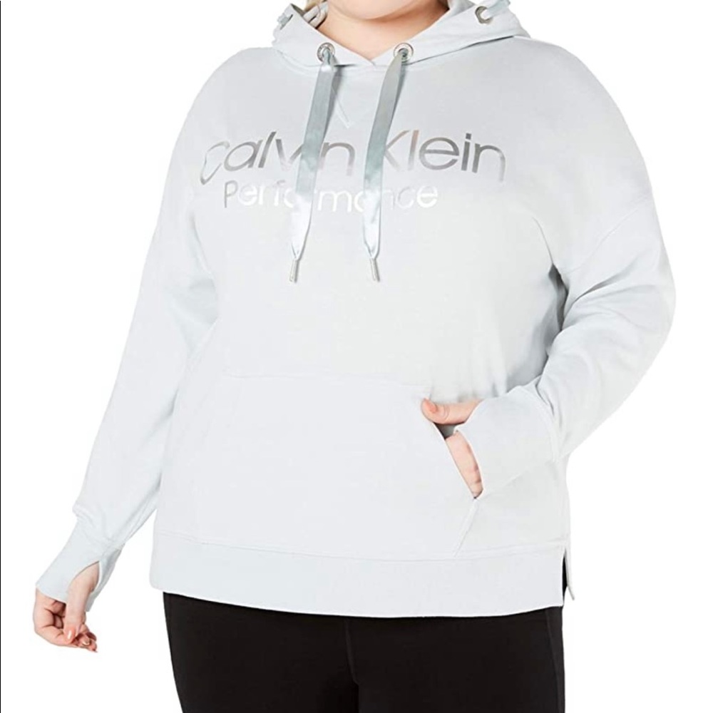 CALVIN KLEIN Plus Size Logo Hoodie